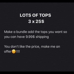 Tops 3/25$